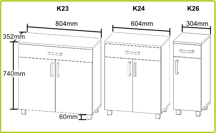 K23, K24, K26-koty
